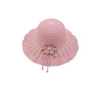 Sombrero de Tejido con Detalle de Flores, Tela Transpirable, Ancha Que Proporciona protección Solar para un Uso cómodo, Sombrero de Playa cálido para Mujer