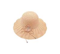 Sombrero de Tejido con Detalle de Flores, Tela Transpirable, Ancha Que Proporciona protección Solar para un Uso cómodo, Sombrero de Playa cálido para Mujer