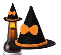 Sombrero de - Tela no tejida - Sombrero de mago para botella de vino | Decoración para botella de vino Top Trimm | Pequeñas botellas de manualidades Top - Tirar para dormitorio, fiesta en casa