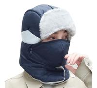 Sombrero De Trapper Para Hombres | Cubierta Térmica Impermeable Para La Cara - Sombreros De Esquí Con Orejeras Para Mujeres De Invierno - Para Hombres Adultos Frío Esquí Trabajo Senderismo Caza