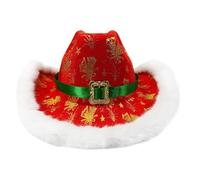 Sombrero De Vaquera De Navidad - Traje Occidental Festivo Accesorios Para Las , , , , Sombrero Rojo,Para De Año Nuevo Apariciones Escénicas Accesorios Cosplay