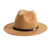 Sombrero de vaquero 2026 y sombreros franceses clásicos de estilo jazz, caqui, Altoa única