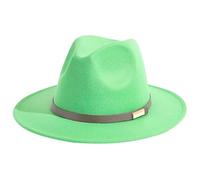 Sombrero de vaquero 2026 y sombreros franceses clásicos de estilo jazz, verde, Altoa única