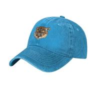 Sombrero de Vaquero Ajustable con Cabeza de Puma para Viajes al Aire Libre