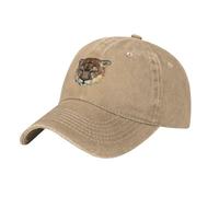 Sombrero de Vaquero Ajustable con Cabeza de Puma para Viajes al Aire Libre