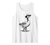 Sombrero de Vaquero Country Funny Goose Rodeo Cowgirl Western Duck Camiseta sin Mangas
