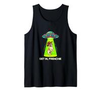 Sombrero de Vaquero Get In Frenchie UFO French Bulldog Space Camiseta sin Mangas