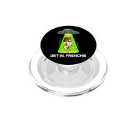 Sombrero de Vaquero Get In Frenchie UFO French Bulldog Space PopSockets PopGrip para MagSafe