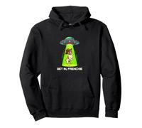 Sombrero de Vaquero Get In Frenchie UFO French Bulldog Space Sudadera con Capucha