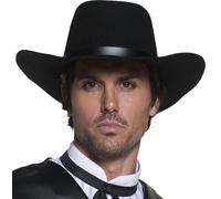 Sombrero De Vaquero Gunslinger Deluxe Para Hombre Disfraz Elegante De Smiffys