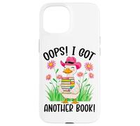 Sombrero de Vaquero para Entusiasta de la Lectura del Pato Bookish Carcasa para iPhone 15