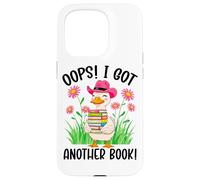 Sombrero de Vaquero para Entusiasta de la Lectura del Pato Bookish Carcasa para iPhone 15 Pro