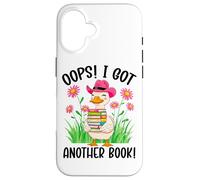 Sombrero de Vaquero para Entusiasta de la Lectura del Pato Bookish Carcasa para iPhone 16