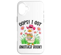 Sombrero de Vaquero para Entusiasta de la Lectura del Pato Bookish Carcasa para iPhone 16 Plus