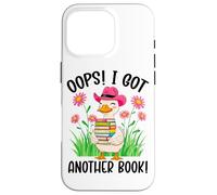Sombrero de Vaquero para Entusiasta de la Lectura del Pato Bookish Carcasa para iPhone 16 Pro