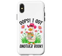 Sombrero de Vaquero para Entusiasta de la Lectura del Pato Bookish Carcasa para iPhone X/XS