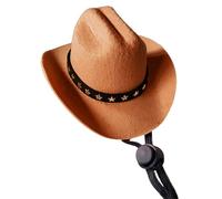 Sombrero de vaquero para mascotas, sombrero para perros, regalo de festival, suministros de cosplay, accesorios de vaquero, gorra, gorra de sol para mascotas