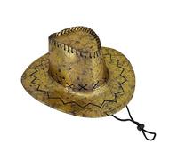 Sombrero de vaquero para mujer, de piel occidental, de ala ancha, con cuerda, para hombre, vaqueros, al aire libre, vintage, fiesta, playa, protección UV, unisex, para adultos, verano, ropa casual de