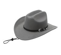 Sombrero de vaquero Westen para mujer, color negro, con ala enrollable, para disfraz, cuerda ajustable, ligero, a la moda, para mujeres y hombres, despedida de soltera, Halloween, accesorios para la