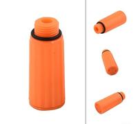 Sombrero de ventilación de plástico amarillo para bomba de compresor de aire con rosca macho de 15,5 mm y mango antideslizante para reemplazar la pieza de accesorios del tanque de aceite