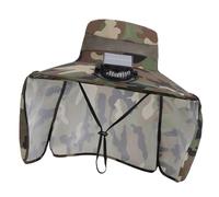 Sombrero de ventilador solar | Sombrero de a bordo, gorro ergonómico transpirable con ventilador de energía solar extraíble y capa para senderismo, al aire libre, playa,