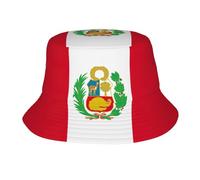 Sombrero De Verano Bandera De Perú Gorros de Verano Surf