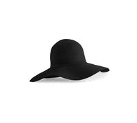 Sombrero de verano de ala ancha para mujer Beechfield Marbella TU