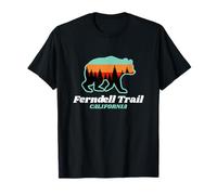 Sombrero de verano para la familia de osos californianos Ferndell Trail Camiseta