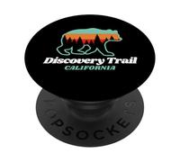 Sombrero de Verano para la Familia de Osos de California de Discovery Trail PopSockets PopGrip Adhesivo