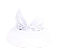 Sombrero de verano para mujer, parte superior hueca, elástico, visera para el sol, gorra de béisbol, gorras para correr, blanco, Talla única