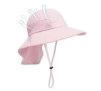 Sombrero de verano para niños con protección completa de 360 grados, sombrero de sol con ala ancha y cubierta para el cuello para el verano