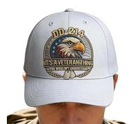 Sombrero de Veterano | Suministros de Ropa de águila Bordada Unisex | Sombrero Bordado de Veterano, para cumpleaños, Azul Marino, Halloween, Playa, jardín, Patio, Senderismo, Trabajo, Viajes