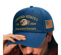 Sombrero Del 250 Aniversario Americano,Gorra Ajustable Conmemorativa Del 250º Aniversario De América Con Águila - Accesorios Para Hombres - Para Celebración De Cumpleaños Senderismo Viaje Marina Acamp