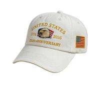 Sombrero del 250 Aniversario de EE. UU. - Sombrero Ajustable de 250 años Eagle America - para Mujer - para celebración de la Marina Navegación Playa Golf Cortar el césped Deportes Aniversarios Am