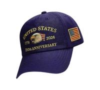 Sombrero del 250 Aniversario - Gorra ajustable conmemorativa del 250 Águila de EE. UU., para mujer - para celebración de la Marina, paseos en bote, playa, golf, corte de césped, deportes, declara
