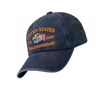 Sombrero del 250 Cumpleaños De Estados Unidos | Gorra Retro Ajustable Y Transpirable | Gorras 250 Cumpleaños Estados Unidos - para Fiesta Marina Halloween Playa Al Aire Libre Verano Senderismo