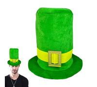 Sombrero del Día de San Patricio Parte Verde con Hebilla Dorada de