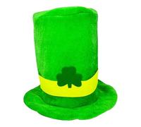 Sombrero del día de San Patricio | Sombrero irlandés para disfraz de vacaciones | Sombrero de copa del día de San Patricio, sombrero de duende para adultos, hombres y mujeres