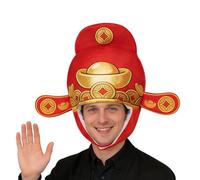 Sombrero Del Dios De La Riqueza Tocado De Disfraces De Felpa