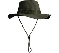 Sombrero del Pescador Plegable para Hombre Mujer, Gorro de Protección Solar UPF 50 de ala Ancha, Sombrero de Pesca Impermeable para Verano, Aires Libre, Caza, Camping Safari (Verde)