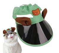 Sombrero Del Sol De Perro - Visor De Cachorros Ajustable, Una Gorra De Verano De Mascota Transpirable | Ropa De Cabeza De Sombra De Animales Ligero, Escudo De Sol Al Aire Libre Para El Picnic Del Parq