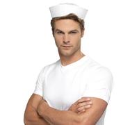 Sombrero Doughboy Blanco Para Adultos Marineros Hombres Mujeres Disfraz Elegante