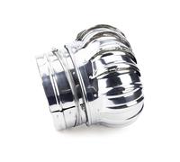 Sombrero Extractor De Humos Tapa Para Chimenea 150 300mm Ventilador De Turbina Eólica De Acero Inoxidable For Chimenea, Salida De Ventilación De Techo(200mm/7.87in)