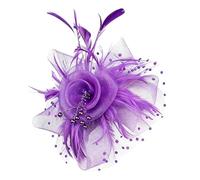 Sombrero Fascinador Para Mujer Mujer - Diadema Con Flores De Malla | Diadema Fascinator - para Boda Funeral Ducha Nupcial Eventos Ceremonias y Asuntos Formales.