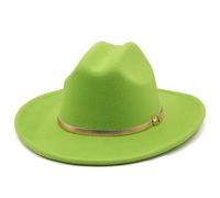Sombrero Fedora de Lana para Hombre y Mujer para Invierno y otoño, Sombrero Elegante de señora Trilby de Fiel