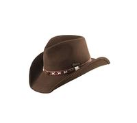 Sombrero Fieltro Smokey Ranger by Scippis sombrero de fieltro de lanasombrero de vaquero (M/56-57 - marrón)