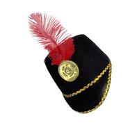 Sombrero genérico Marching Band - Poliéster 22.8 pulgadas British | Nutcracker BandHat with Design, Carnival, Festival, Holiday, Knight's ːat | Ceremonial, Travel