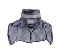 Sombrero genérico para ventiladores solares | Sombrero de borde ancho con ventilador solar USB y solapa de cuello, accesorios para mujeres para camping jardín al aire libre día cálido y senderismo