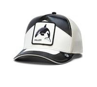 Sombrero Goorin Bros. Moto Killer Gorro Con Visera Cuero Blanco Negro