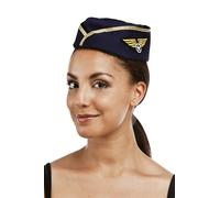 Sombrero Gorra de azafata Mujer azul marino PtitClown